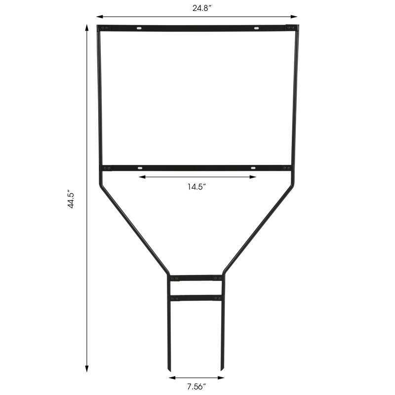 H Frame Real Estate Yard Sign Post