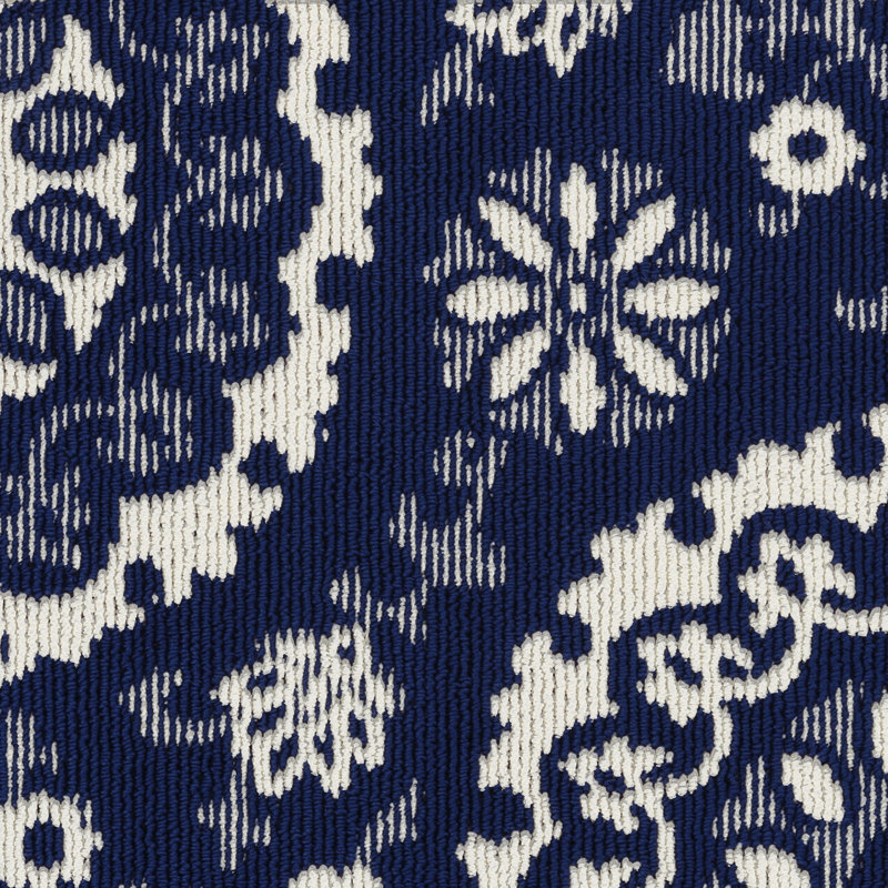 24"Wide Scratch-resistant Kitchen Mats (Set of 3), Blue