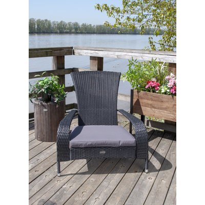 Fauteuil de patio avec coussin Muskoka