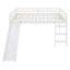 Lit mezzanine multifonctionnel avec glissade, combinant élégance et fonctionnalité pour une solution de sommeil moderne et peu encombrante-2021831263-2021831262