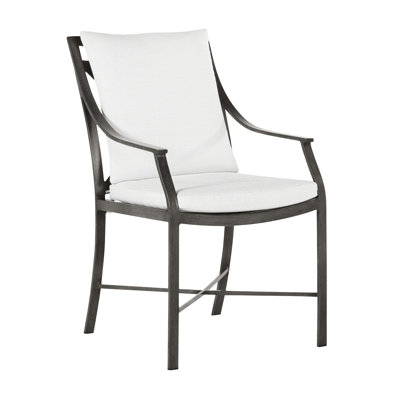 Monaco Aluminum Arm Chair - Slate Gray