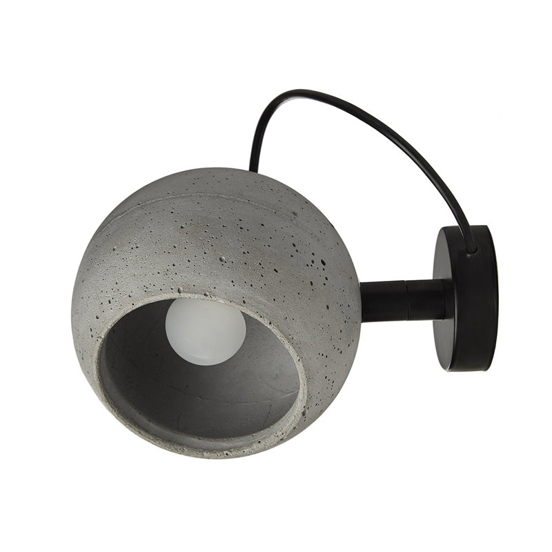 Randel Concrete Outdoor Armed Sconce