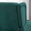 Fauteuil d'appoint Lachesis capitonné avec dossier haut à oreilles, accoudoirs arrondis et rembourrés et assise épaisse.-116533387