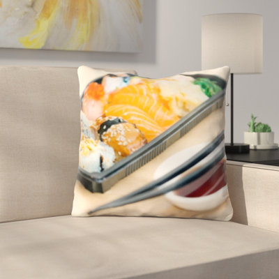 Microsuede Reversible Throw Pillow