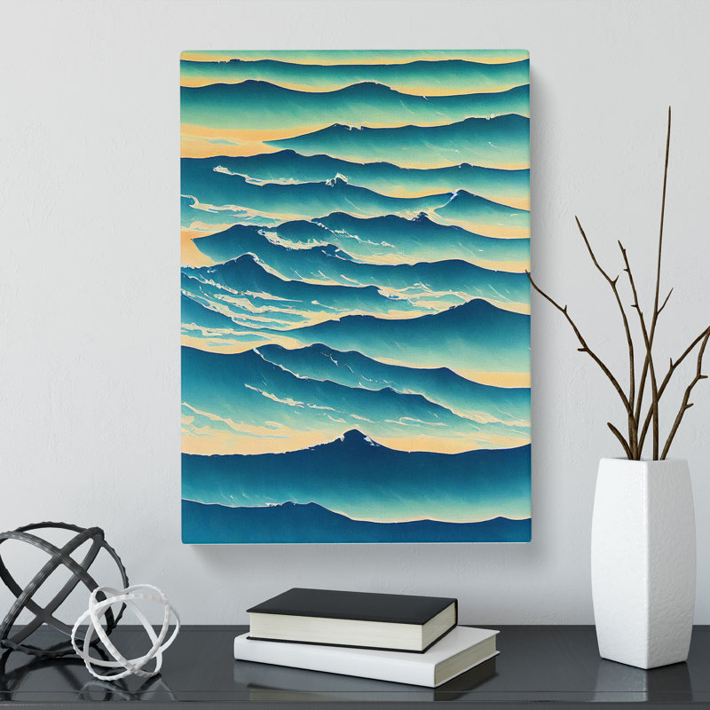 Ocean Seascape Abstract Vol.5 - Wrapped Canvas, 60cm H x 40cm W x 3cm D