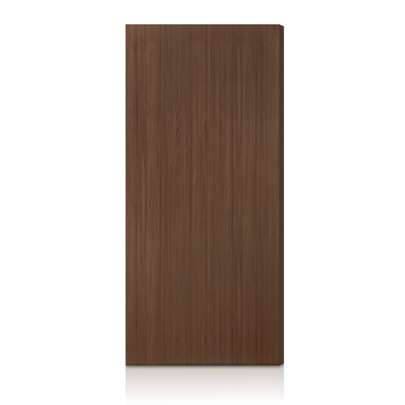 Walnut Texture Flush Hollow Core Composite Interior Door Slab, 44" x 92"