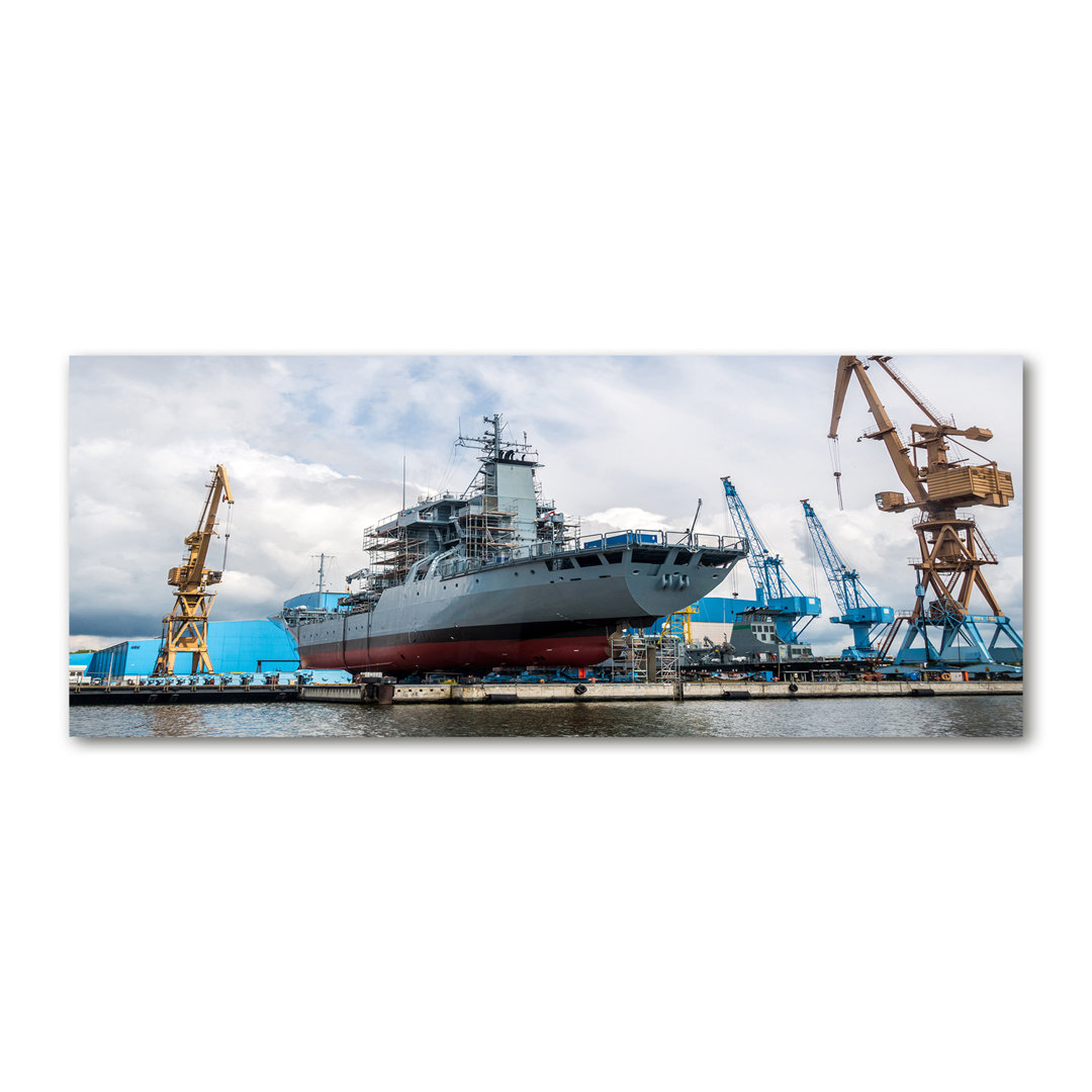 Shipyard Ship - Ungerahmte Kunstdrucke auf Leinwand