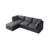 Kellan Modern L-Shaped Sectional Sofa with Convertible Ottoman-113300186