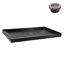 Base de douche en acrylique noir lustré avec drain central 60 po x 36 po Streamline NT-2244-60BL-CR, drain inclus
