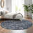 Premium Machine Washable Cerrito Blue Rug-109613018