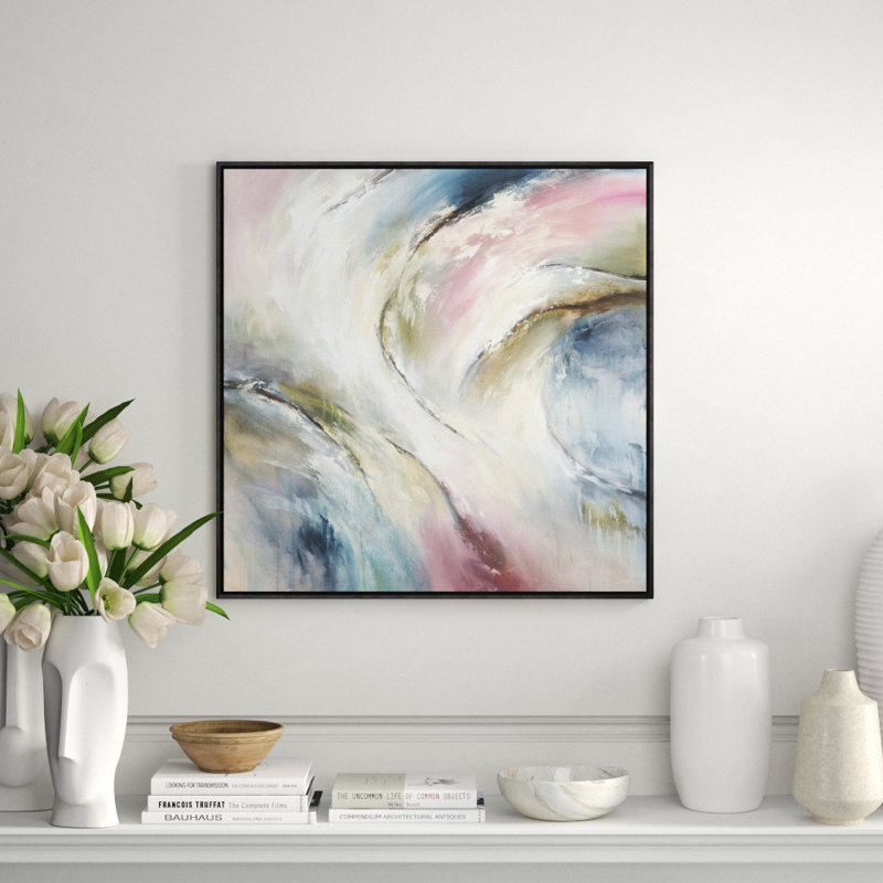 Stars Over Me Print by Jean Kenna, 37.5" H x 37.5" W x 1.5" D, Glass Coat