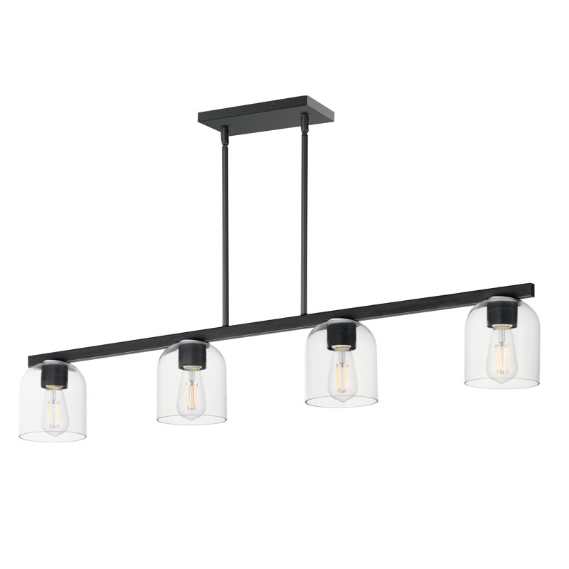 Luminaire suspendu Scoop-Linear, Noir