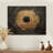 Golden Dark Wood Slide Roots Of Serenity V - Tree Wood Print - On Natural Pine Wood-1589480286