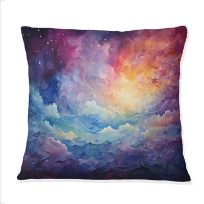 Coussin décoratif coloré Sky Dream Celestial Dreams
