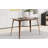Dining Table Solid Wood Legs, Walnut