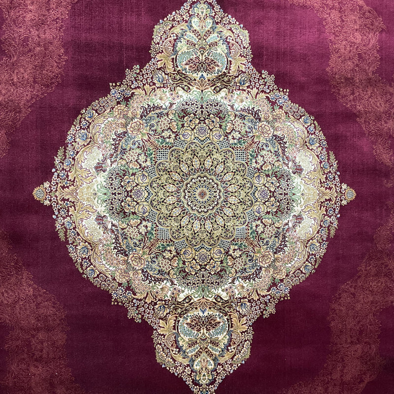 Bungalow Rose Hereke Silk Rug