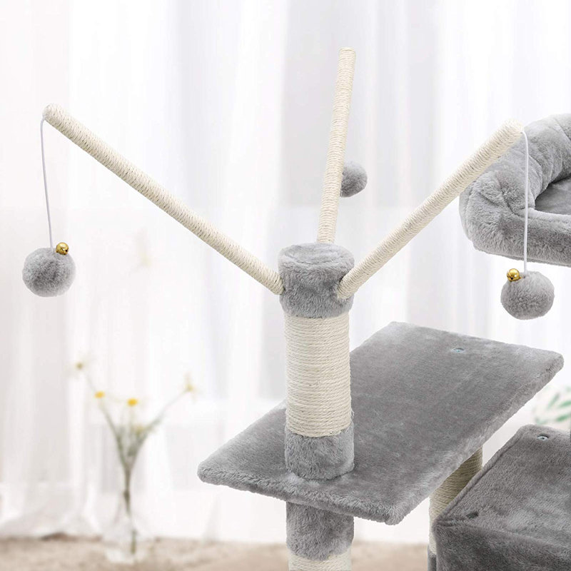 Ballina 154cm H Cat Tree, Light Grey