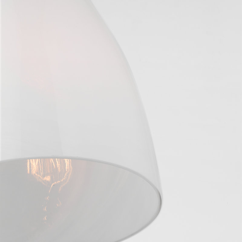 Petit luminaire suspendu Giacomo, Verre strié