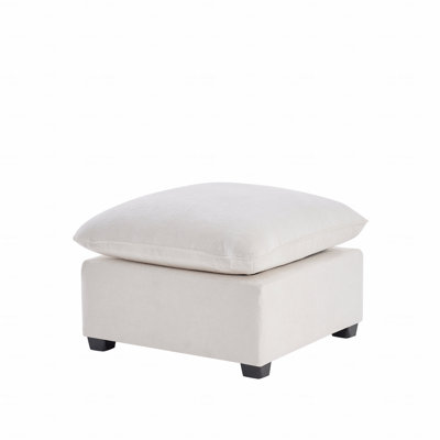 Repose-pieds 26 po x 26 po - Siège en chenille large