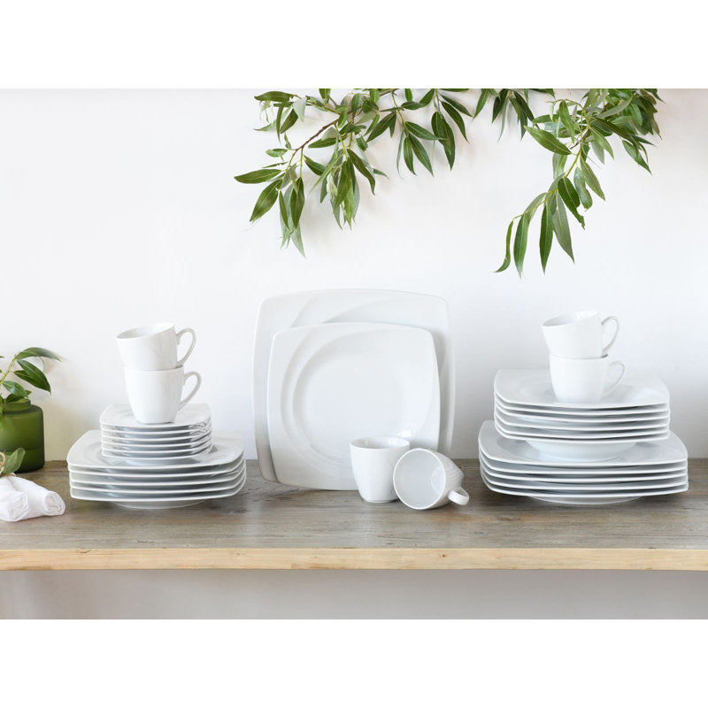 Celebration 30 Piece Bone China Dinnerware Set, Service for 6