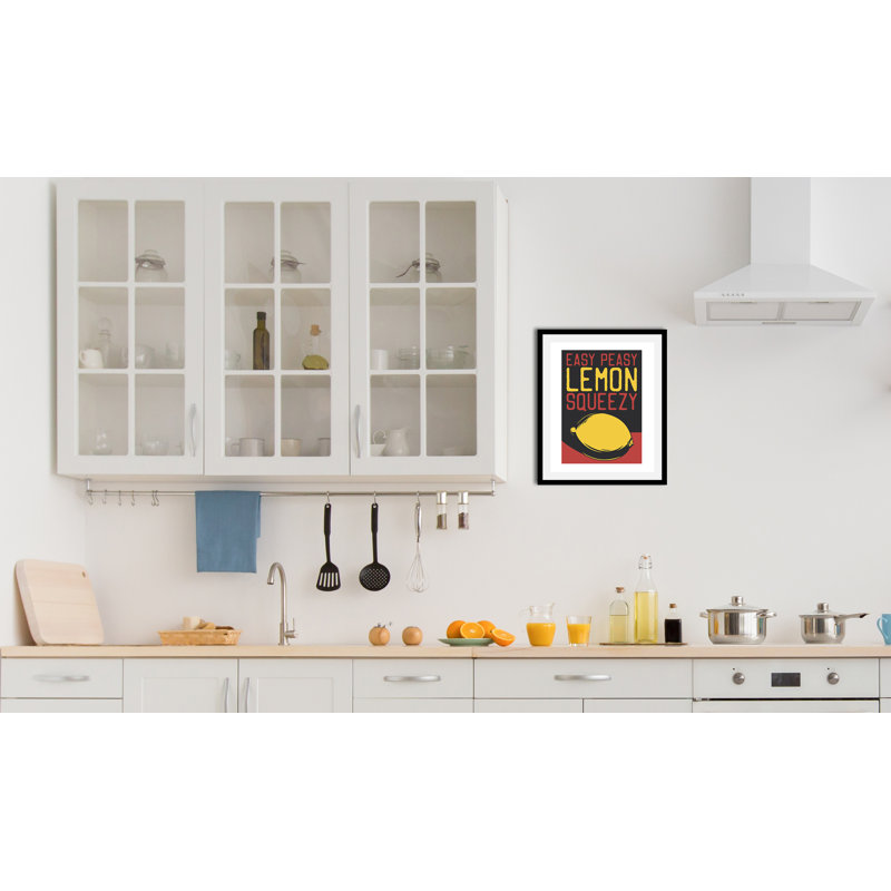 Easy Peasy - Single Picture Frame Print, 70cm H x 50cm W