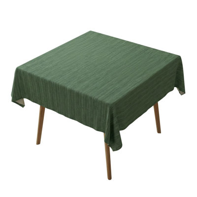 Elegant Tablecloth (55 x 55 Inches), 65% Cotton / 35% Polyester, Easy Clean, Machine Washable at 86°F, Tumble Dryer Safe, Ironable | Perfect for Dining Table & Special Occasions, Durable & Stylish Design