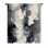 Rideaux de fenêtre à motif monochrome, occultant et voilages abstraits - 1 panneau
