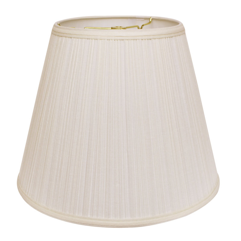  Abat-jour empire en chenille 11 po H 11 po, Blanc
