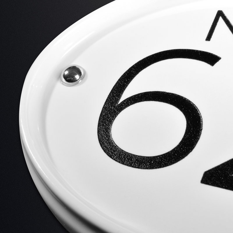 Merrifield 1-Line Wall Address Plaque, Yes
