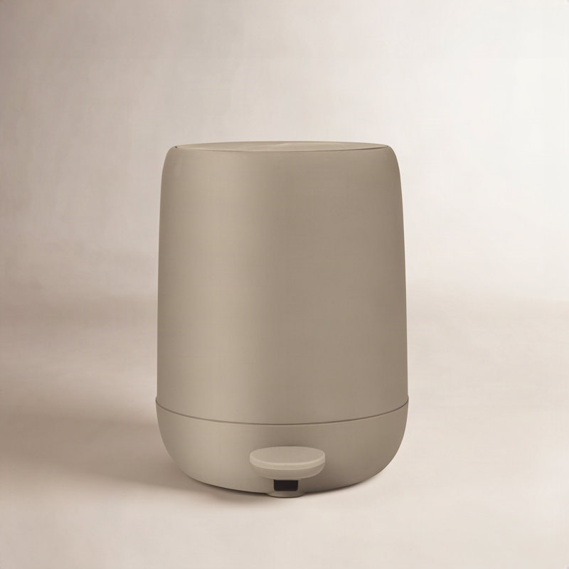 Poubelle à pédale Sono, Brun clair, 1,3 gal