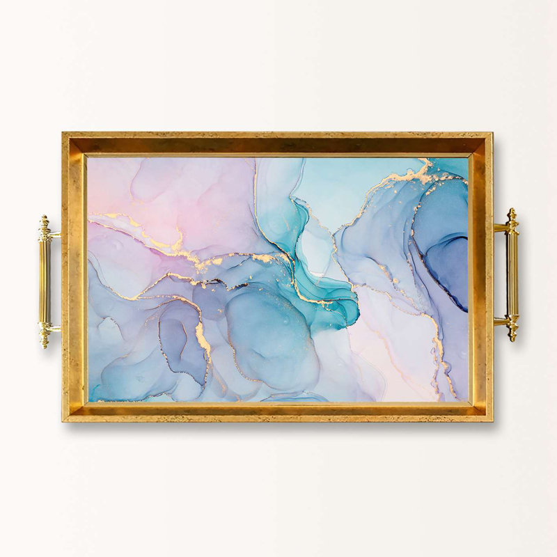 Élégant plateau de service en verre 19,7 x 11,4 x 1,4 pouces | 100% verre de haute qualité | Parfait pour recevoir et servir | Conception élégante et fonctionnelle pour la maison et les fêtes | Durable et facile à nettoyer