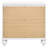 Barzini 2-Drawer Nightstand White