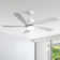 Sofucor 52" 5-Solid Blade Smart Modern Ceiling Fan with LED Light,Remote