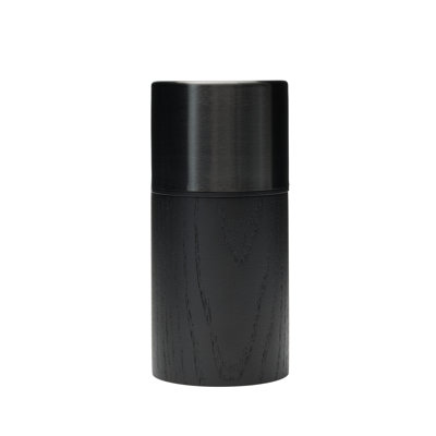 Microplane Plywood / Laminate Board and Stainless Steel (18/8) Electric Pepper Mill