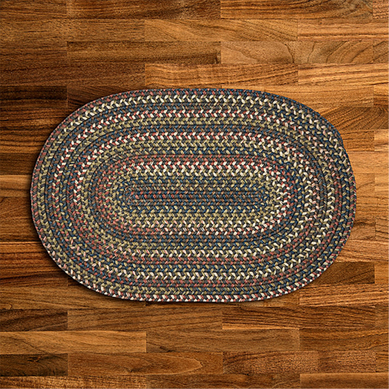 Tapis réversible Kipton - gris, Ovale 4 pi x 6 pi