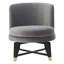 Velvet Swivel Barrel Chair