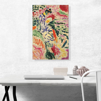 «La Japonaise Woman Beside the Water 1905» par Henri Matisse, reproduction d'art sur toile tendue