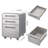 Lockable 3-Drawer Mobile File Cabinet With Anti-Tilt Wheels, Under Desk Steel Storage For Legal/Letter/A4 Files,Multipurpose Printer Stand-114237662