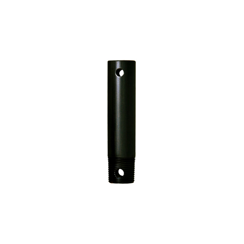 Threaded Stainless Steel Ceiling Fan Downrod, 61" - 72", Black