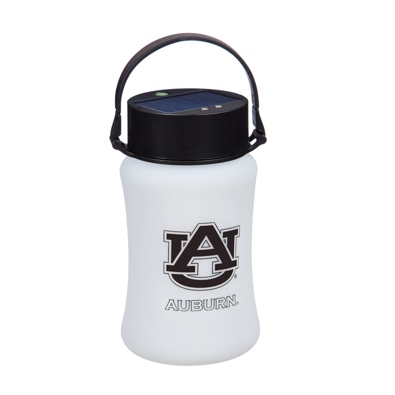 Lanterne d'extérieur solaire en silicone noir Auburn University