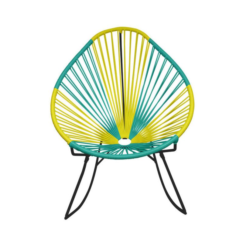 Chaise berçante Innit Designs Acapulco, Brésil, Noir
