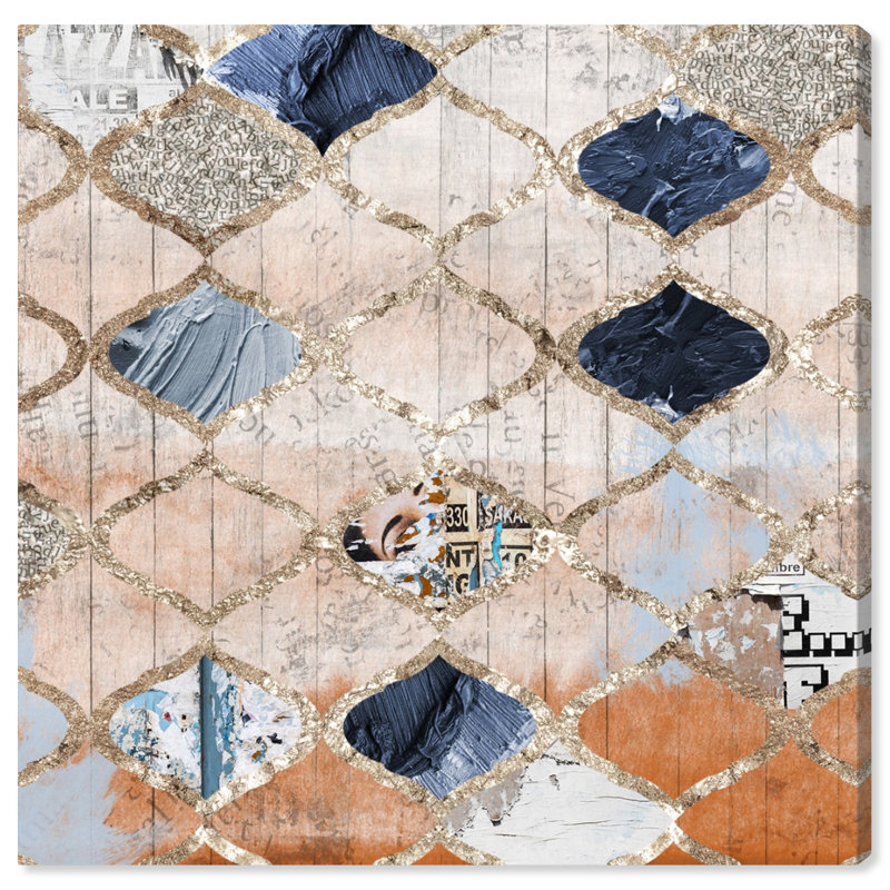 «Modern Moroccan», impression sur toile tendue, Toile tendue, H 24 po x l 24 po