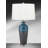 31'' Blue/Grey Table Lamp Set USB
