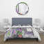 Ensemble de housse de couette Wisteria Blossom - microfibre de polyester-66389666
