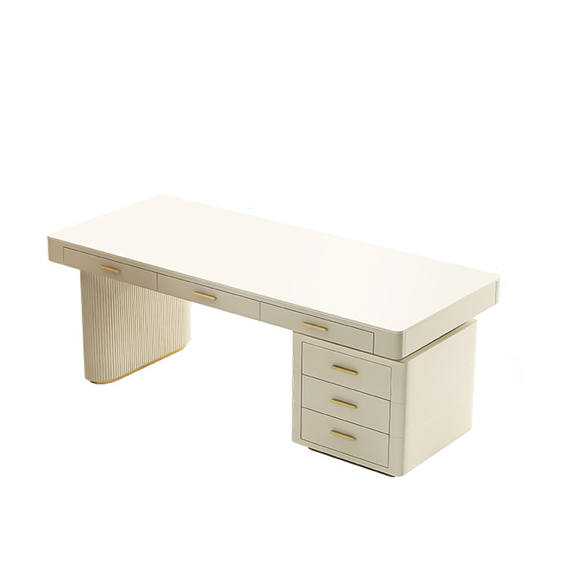 JXZM0105EHI&Size Iron Executive Desk, 29.53" H x 70.87" W x 27.56" D