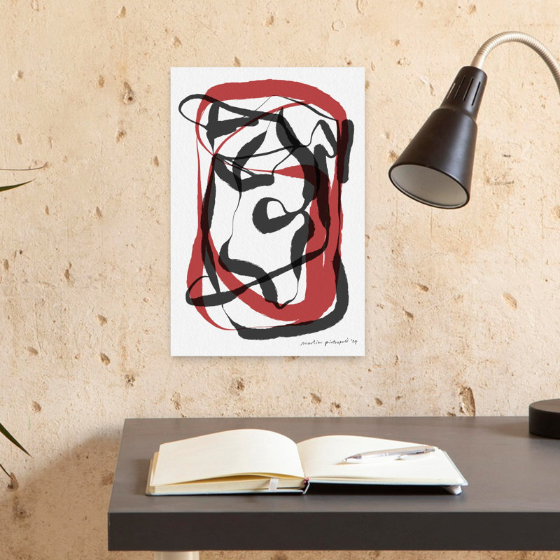 Art contemporain contemporain abstrait, H 18 po x l 12 po