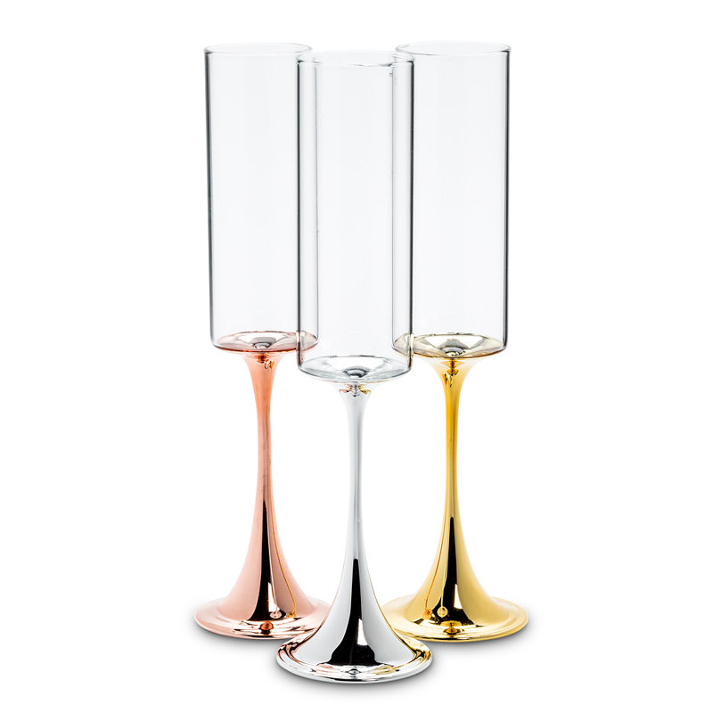 6oz. Flute Set, Gold