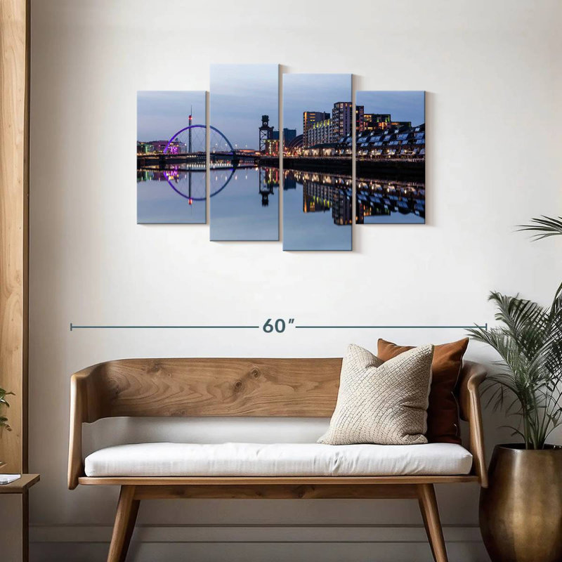 Nicci Glasgow Cityscape, H 27 po x l 43 po