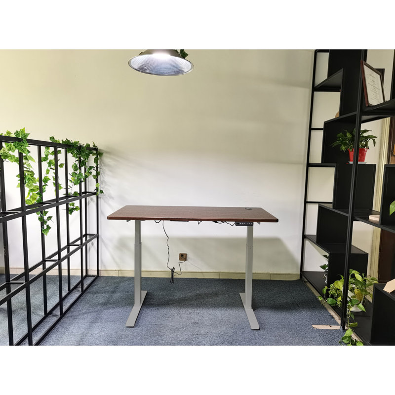 Bureau debout Kopson, bureau réglable, bureau d'ordinateur avec charge USB