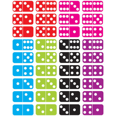 Die-Cut Magnetic Dominoes